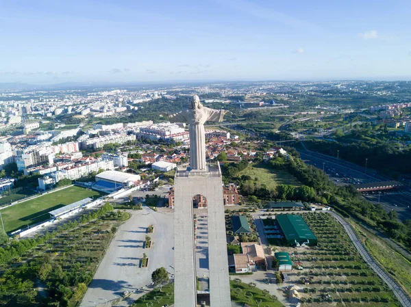 Cristo Rei heykel Lizbon - Portekiz — Stok fotoğraf