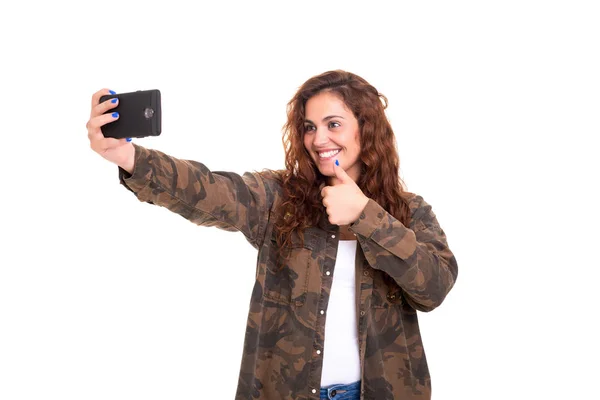 Fammi fare un selfie. ! — Foto Stock