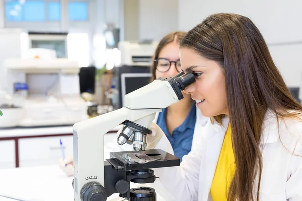Femmes scientifiques travaillant au laboratoire — Photo