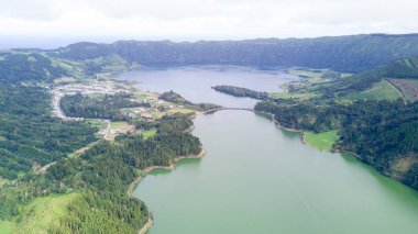 Lagoa das 7 Cidades (yedi şehirlerin Lagoon) - Azores - bağlantı noktası