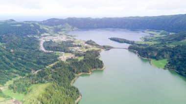 Lagoa das 7 Cidades (yedi şehirlerin Lagoon) - Azores - bağlantı noktası