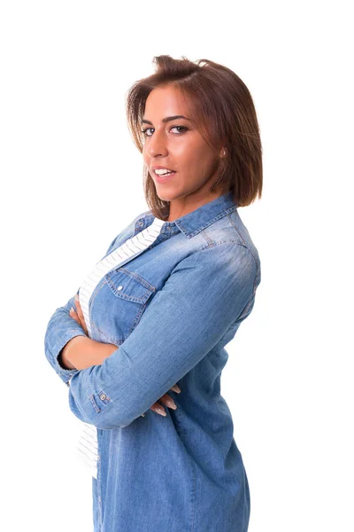 African Woman posing on studio — Stock Photo, Image