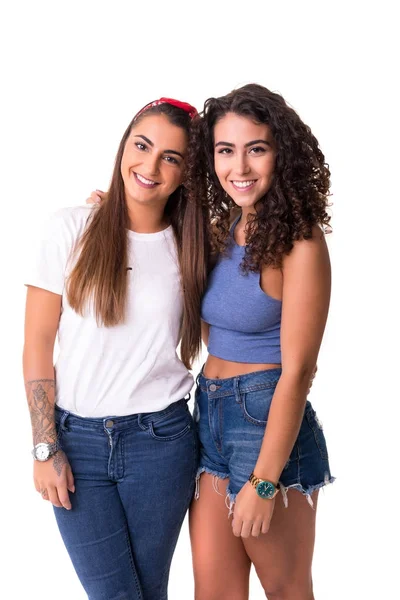 Two friends posing — Stock Photo, Image