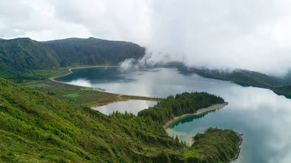 Lagoa (λιμνοθάλασσα της φωτιάς Fogo) — Φωτογραφία Αρχείου