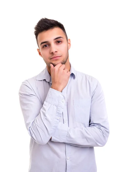 Young and handsome man posing — Stock Photo, Image