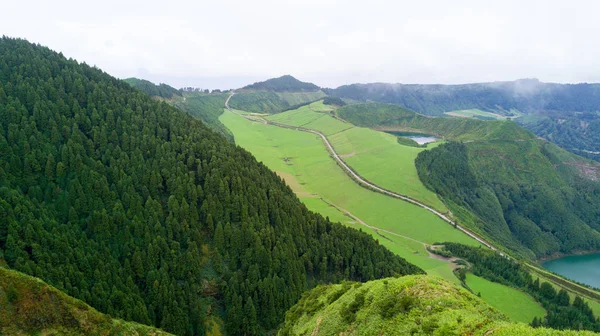 Şaşırtıcı Yeşiller Adalar Azores Portekiz — Stok fotoğraf