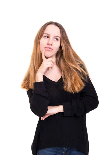 Junge Frau Mit Einer Tollen Idee — Stockfoto