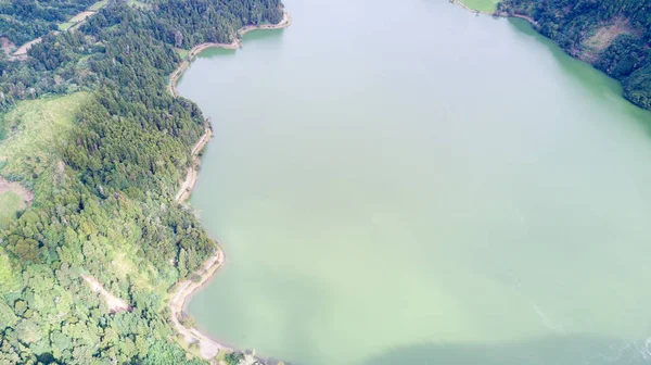 Asombrosa Laguna Siete Ciudades Azores Portugal — Foto de Stock