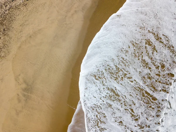 Drone Подання Красиві Португальська Пляж Коста Nova Робити Прадо Авейру — стокове фото