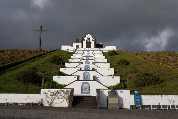 葡萄牙坎波Vila Franca Campo的风景 Ermida Nossa Senhora Paz — 图库照片