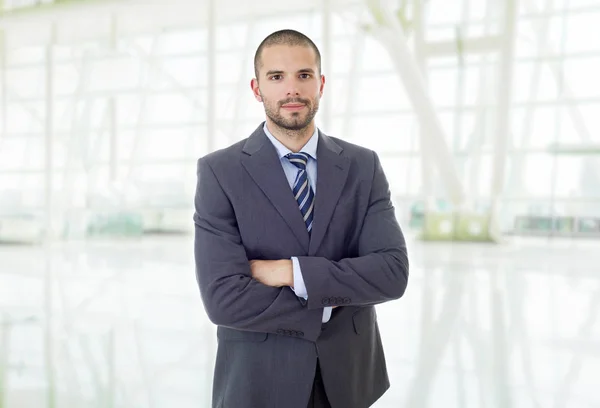 Young business man portrait at the office — Stock Photo, Image