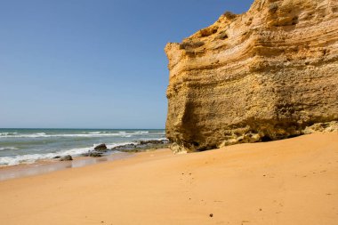 Albufeira, Algarve 'deki güzel sahil, Portekiz' in güneyi.