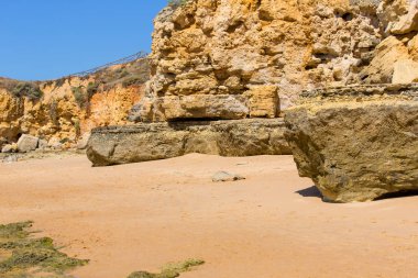 Albufeira, Algarve 'deki güzel sahil, Portekiz' in güneyi.