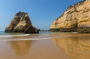 Praia da Rocha plajı, Algarve, Portekiz