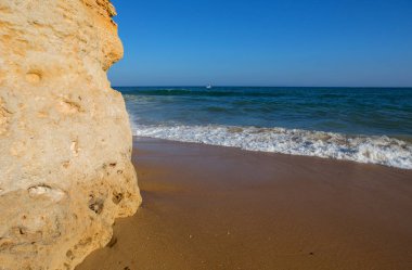 Albufeira, Algarve 'deki güzel sahil, Portekiz' in güneyi.