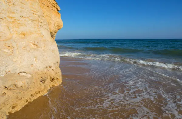 Güzel beach Albufeira, Algarve adlı — Stok fotoğraf