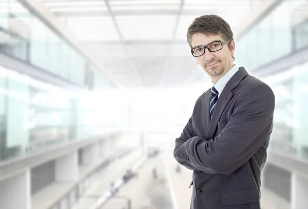 Happy business man portrait at the office — Stock Photo, Image