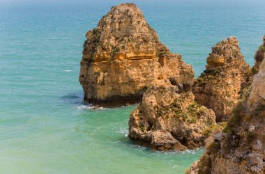 Ponta da Piedade, Lagos, Algarve, Portekiz uçurumları