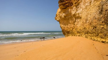 Albufeira, Algarve 'deki güzel sahil, Portekiz' in güneyi.