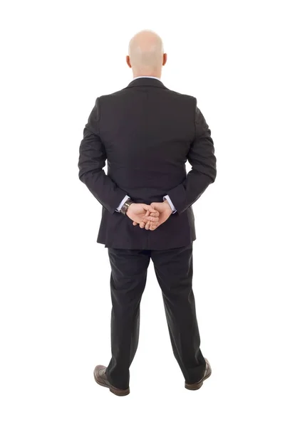 Back view of a business man, isolated — Stock Photo, Image