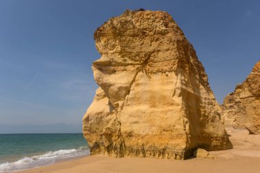 Praia da Rocha plajı, Algarve, Portekiz