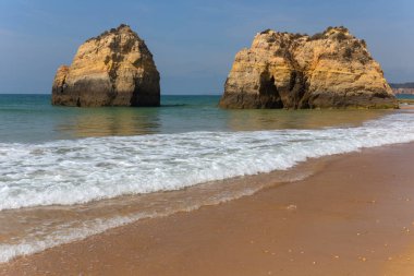 Praia da Rocha plajı, Algarve, Portekiz