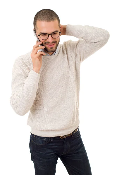 Mannen i telefonen — Stockfoto