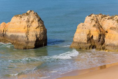 Praia da Rocha plajı, Algarve, Portekiz