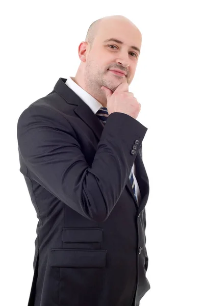 Business man portrait isolated on white — Stock Photo, Image