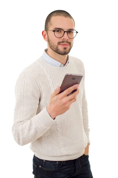 Mannen i telefonen — Stockfoto