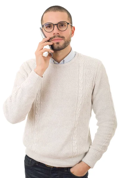 Am Telefon — Stockfoto