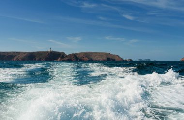 Denizden, Portekiz Berlenga adasının görünümü