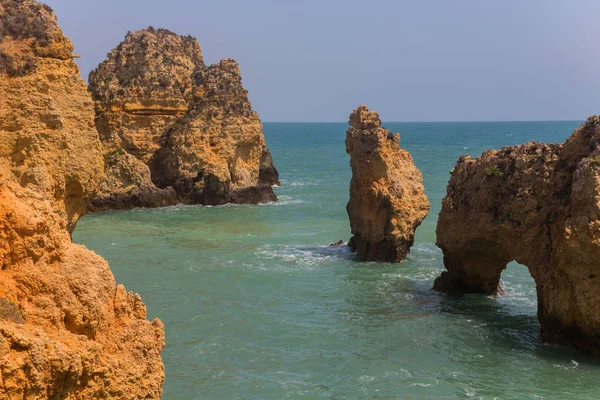 Cliffs of Ponta da Piedade, Lagos, Algarve, Portugal — Stock Photo, Image