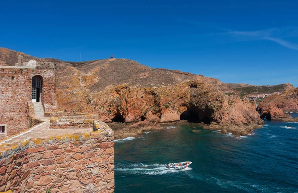 Pevnost Sao Joao Baptista v Berlenga island, Portugalsko — Stock fotografie