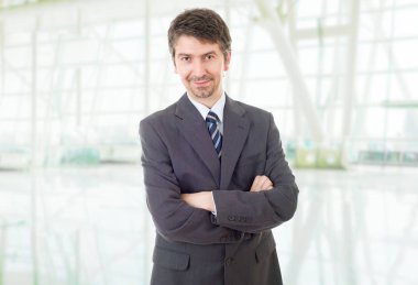 ofiste iş adamı portresi