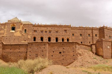 bir kasbah çöl, Fas'ta, Kuzey Afrika denilen bina