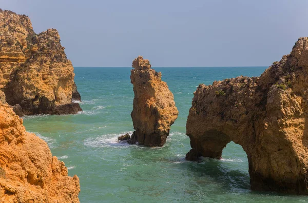 Cliffs of Ponta da Piedade, Lagos, Algarve, Portugal — Stock Photo, Image