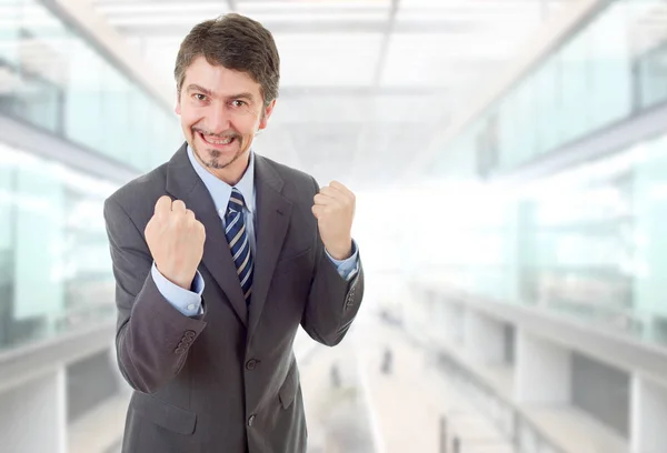 Businessman winning — Stock Photo, Image