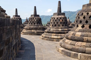 Stupas Borobudur Tapınağı