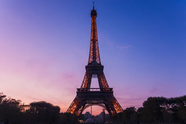 Uitzicht op Eiffeltoren — Stockfoto