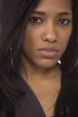 Afrikalı kız portre