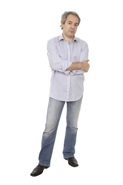 Mature casual man full body — Stock Photo, Image