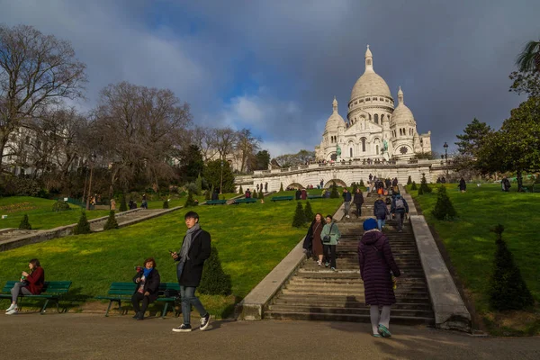 Basilique du Sacré-Coeur Bazilikası — Stok fotoğraf