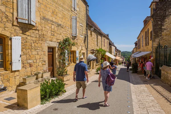 Domme, Dordogne, Francia — Foto de Stock