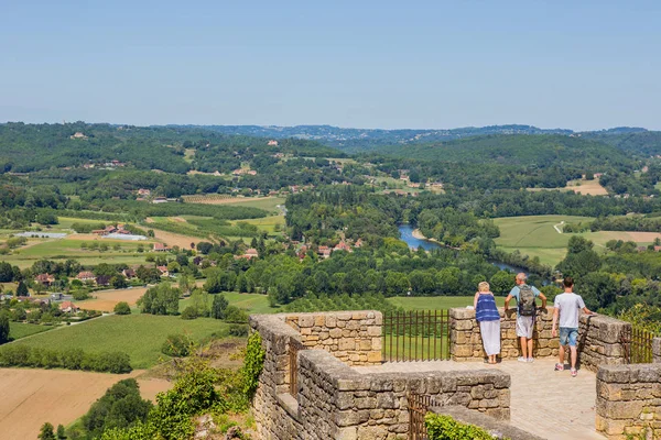 Domme, Dordogne, França Imagens Royalty-Free