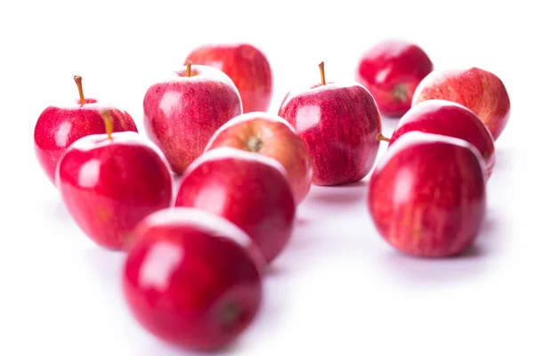 Rode appels close-up — Stockfoto