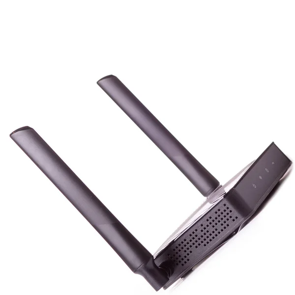 Router wifi na białym tle — Zdjęcie stockowe