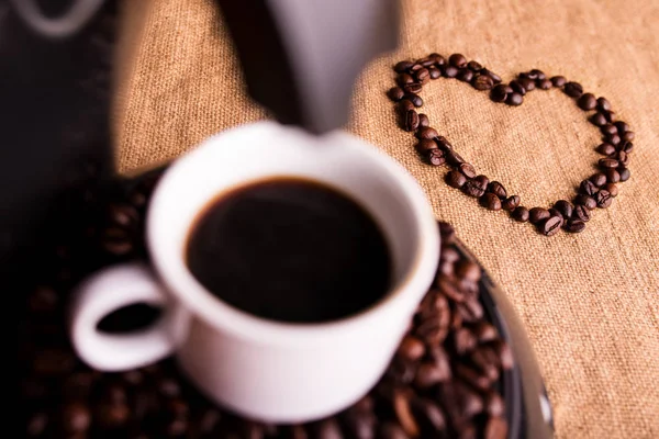 Café y amor — Foto de Stock