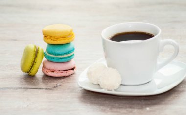 lezzetli tatlı ve kahve