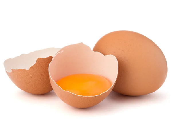 Raw eggs isolated — Stock Photo, Image